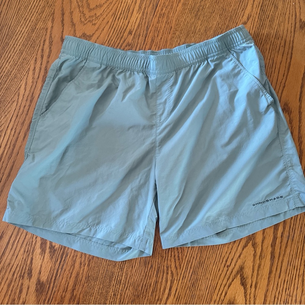 Columbia Women's Light Blue Athletic Shorts